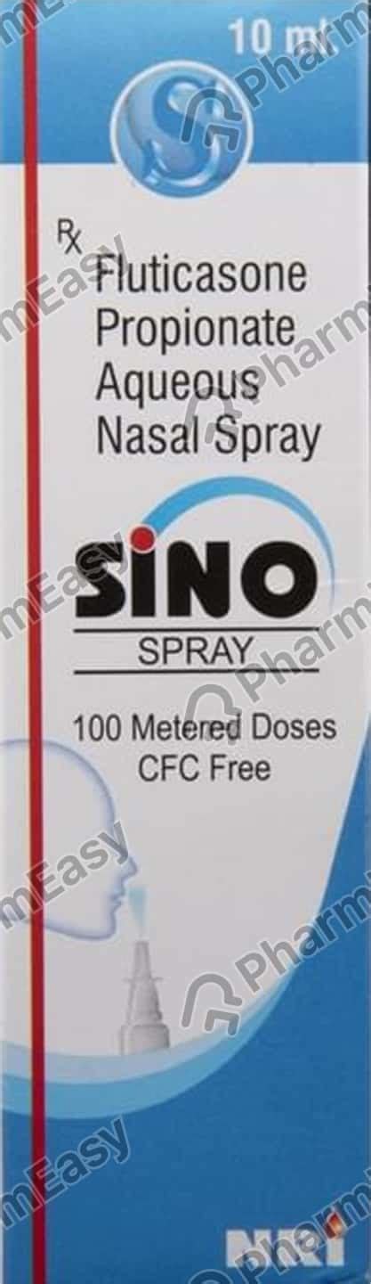 Buy Sino 0.05 %W/W Nasal Spray (10) Online at Flat 15% OFF | PharmEasy