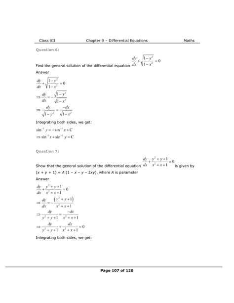 NCERT Solutions For Class 12 Maths Chapter 9 Miscellaneous Exercise