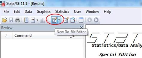 How to create a do-file in STATA?