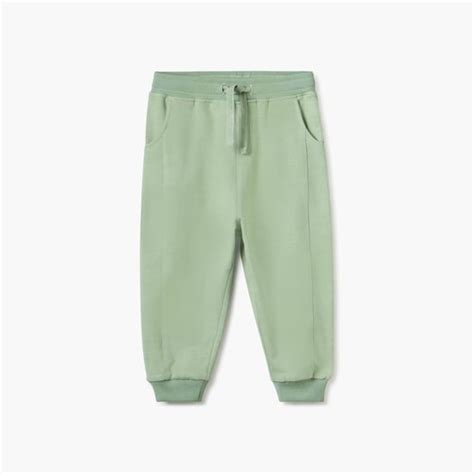 Juniors Solid Joggers with Drawstring Closure and Pockets