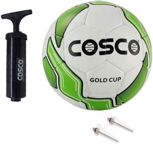 COSCO Gold Cup (Color on Availability) Football With Pump Football Kit ...
