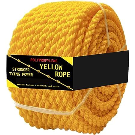 Nidhi Enterprises Twisted Polypropylene Rope PP Rope 6MM 100 Meter ...