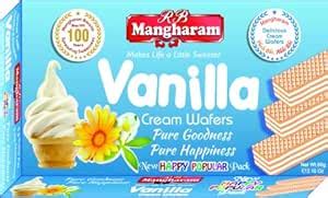 R B Mangharam Foods Cream Wafers Vanilla (60g) - Pack of 3 : Amazon.in ...