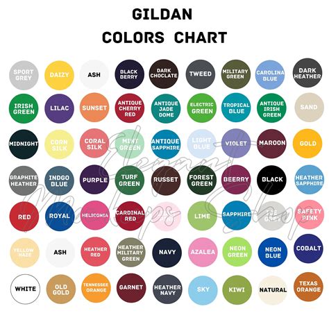 Image result for Gilden Color Chart