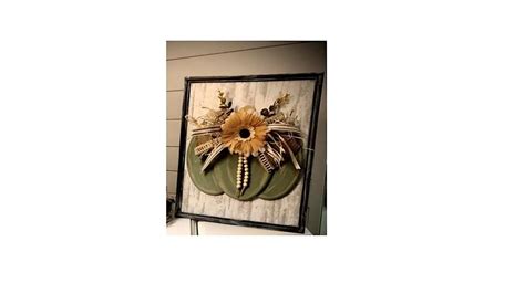 Wine Down Wednesday with this Framed Pumpkin Art Class, Creative Art ...