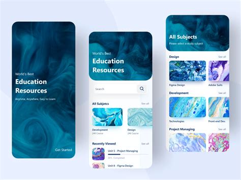 Education App | Educational apps, User interface design, Education