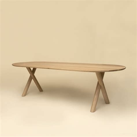 Shop Mabel Oak Wood Natural Finish Dining Table In Natural Finish ...