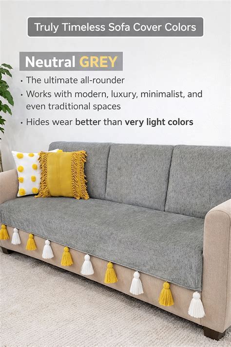 What sofa cover colors are considered timeless?