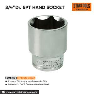 Promo STARTOOLS Kunci Sock / Hand Socket / Socket Drive 3/4" 6PT/Point ...