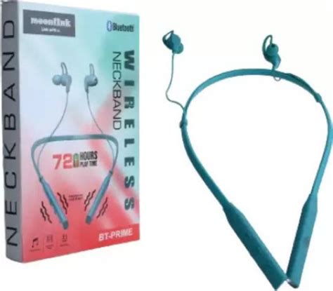 moonlink BT Prime Wireless Headphone with Mic 30Hrs Playtime Neckband ...