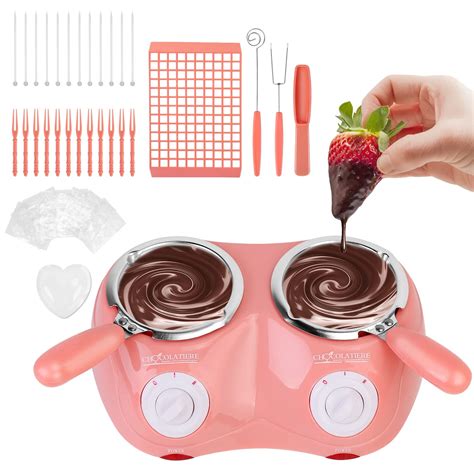 Buy Chocolate Melting Pot, Electric Chocolate Melting Warming Fondue ...