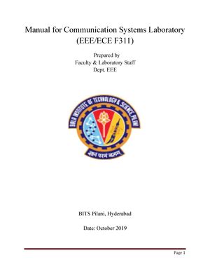 Exp-4 DSB-SC SSB-SC Modulation and Demodulation - Manual for ...