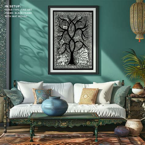 Life of Tree with Deer Madhubani Art: Buy Madhubani Paintings & Art ...