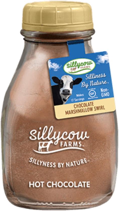 Amazon.com: Silly Cow Farms Sampler Pack of Hot Chocolate 16.9oz Glass ...