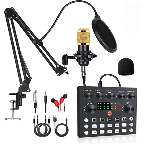 Explore V8S phone sound card English podcast device suit India | Ubuy