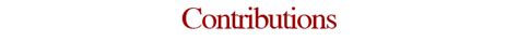 ICF Contributions