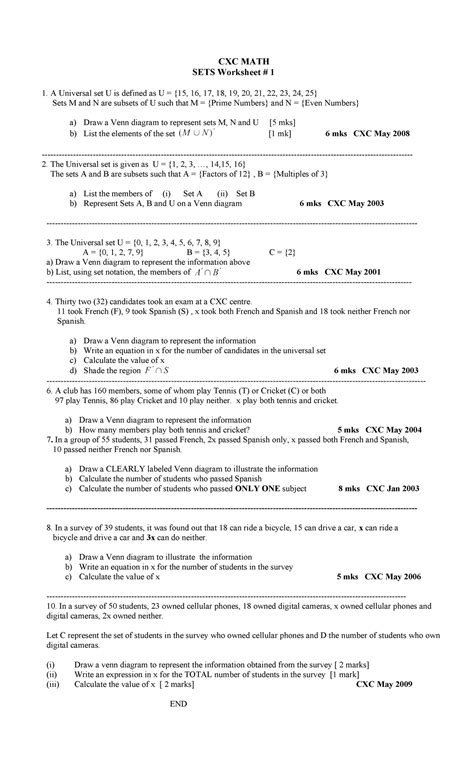 Image result for Subset Math Worksheet