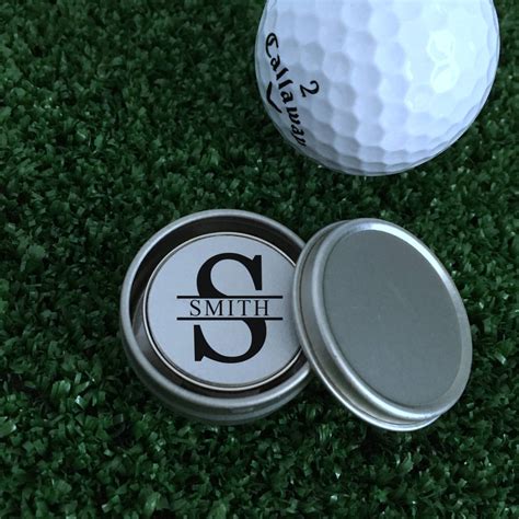 Personalised Name And Initial Golf Ball Marker By Hope and Halcyon