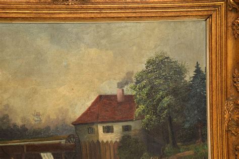 Antique Landscape Oil Painting For Sale at 1stDibs | antique landscape paintings, old painting ...