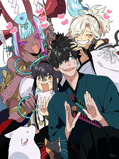 miyamoto musashi, yamato takeru, miyamoto iori, and ibuki douji (fate ...