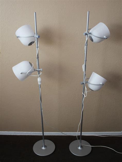 Rare Pair! Swedish Modern Articulating Decorator Floor Pole Lamps ...