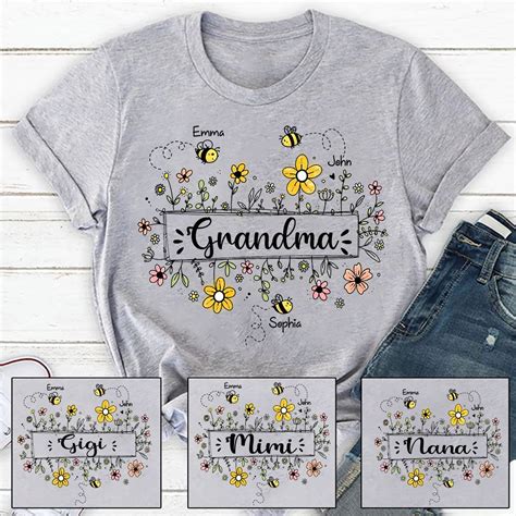 Best Family Ever | Mothers day t shirts, Personalized grandma, Grandma ...