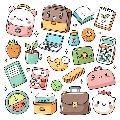 School Stationery Cartoon 的图像结果