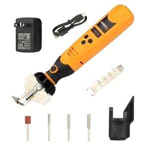 Hoteche Cordless Electric Chainsaw Sharpener Kit Handheld Chains Blade ...
