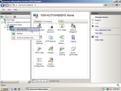 IIS 7 Tutorial 的图像结果