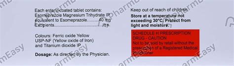 Esokem 40 MG Tablet (15): Uses, Side Effects, Price & Dosage | PharmEasy