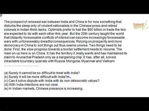 Passage Completion - Basic Example 2 Video Lecture - Crash Course for ...