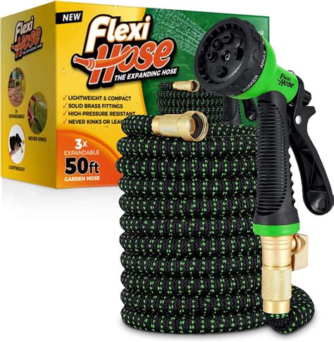 Flexi Hose 50 Foot Expandable Garden Hose with 8 Nepal | Ubuy