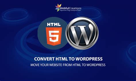 Image result for Convert HTML to WordPress