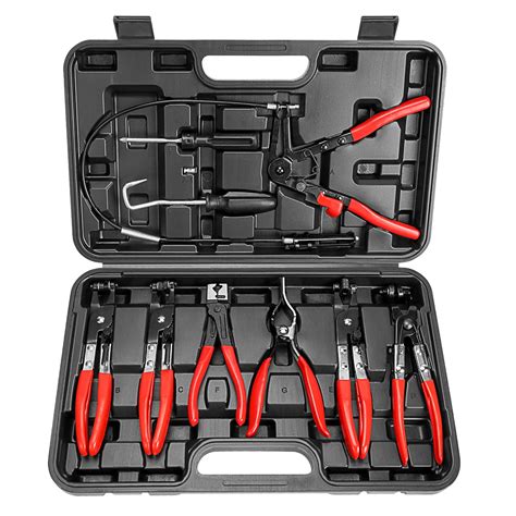 Buy DeShan 9PCS Hose Clamp Pliers, Hose Clamp Remover Kit Car Fuel Oil ...