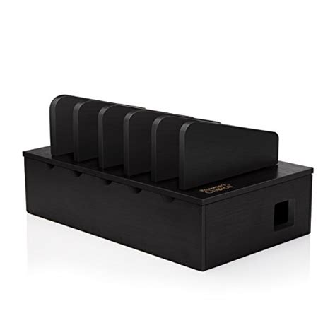 Prosumer's Choice Bamboo Charging Station Rack for Smartphones and ...