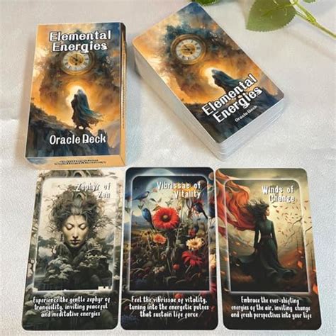 MTRoyaldia Elemental Energy Oracle Cards: Harness The Power of Nature ...