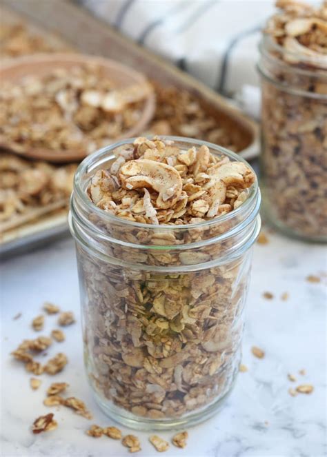 Healthy Sugar Free Granola Recipe - SHK