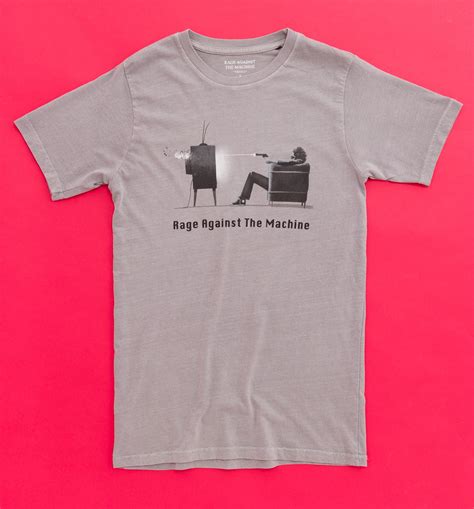 Rage Against The Machine Won't Do What You Tell Me Mineral Wash Grey T ...