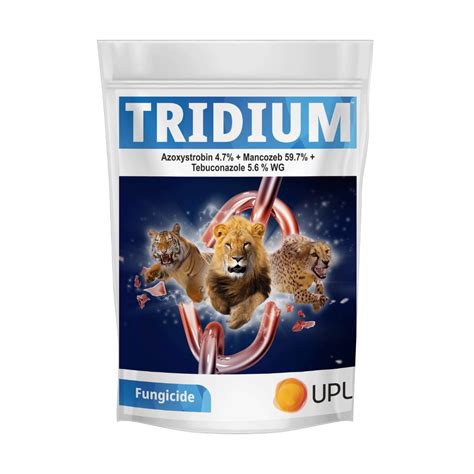 UPL Tridium (Azoxystrobin 4.7% + Mancozeb 59.7% + Tebuconazole 5.6% WG ...