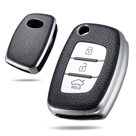 ADVOX® TPU LEATHER Car Key Cover Compatible with Creta Venue Aura Elite ...
