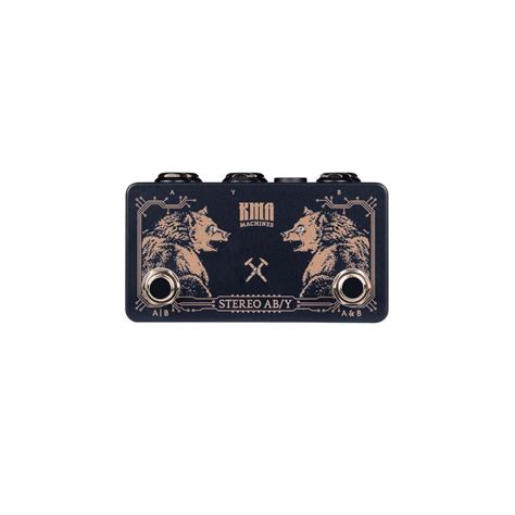 KMA Machines Stereo ABY Switcher Pedal – Stompbox.in