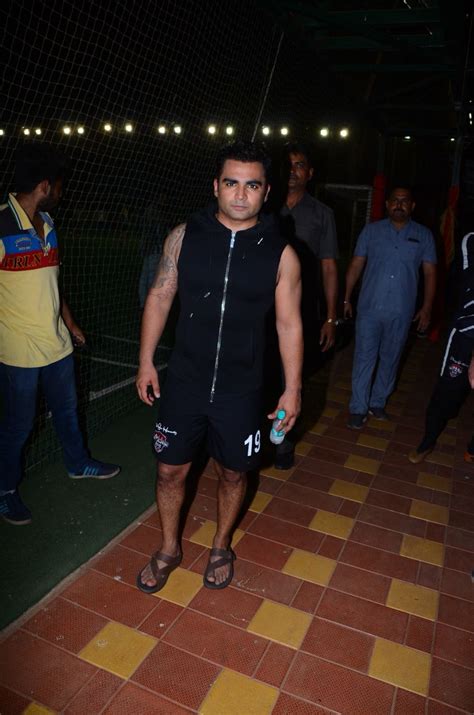 Pics: Sachin Joshi spotted playing soccer at ASFC with other celebs ...