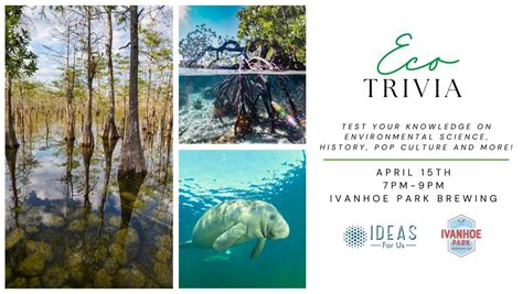 Eco Trivia, Ivanhoe Park Brewing Company, Orlando, 15 April 2025 ...