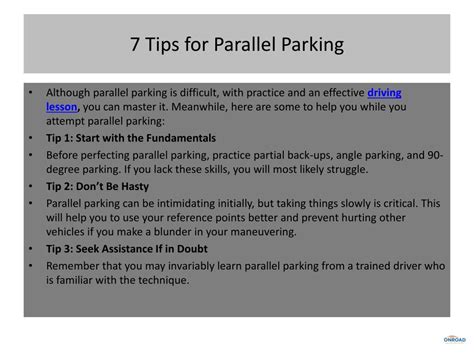 Parallel Parking Lesson 的图像结果