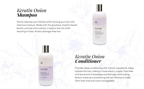 Buy Best Life Keratin Onion Hair Shampoo & Conditioner For Men & Women ...