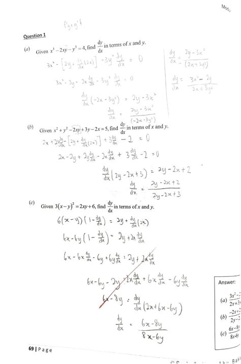 Implicit Differentiation Problem and Solving 的图像结果