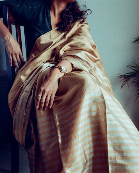 Tissue Chanderi silk Saree (half n half) – syutikargha