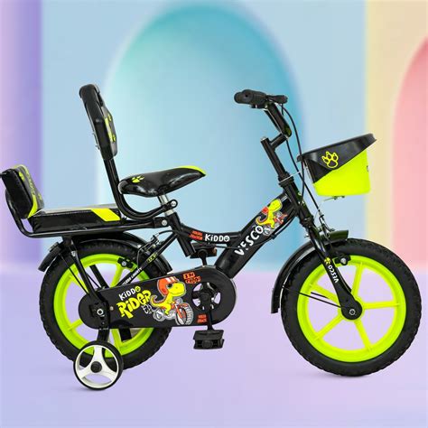 14-T Green Kiddo Cycle Kids Sports Bicycle Training Wheels | Vesco Cycles