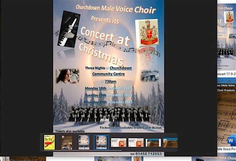 CHURCHDOWN Male Voice Choir Concerts at Christmas, Churchdown Community ...