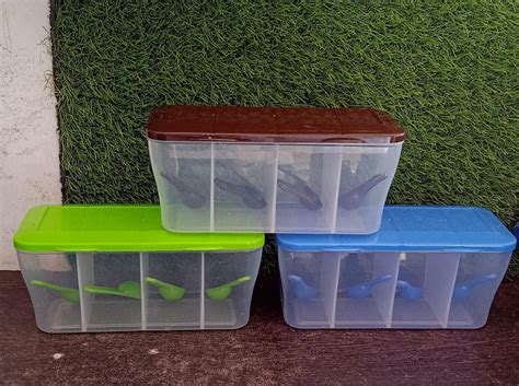 Kitchen Multipurpose Air-tight 4 Sections Storage Containers / Pickle ...